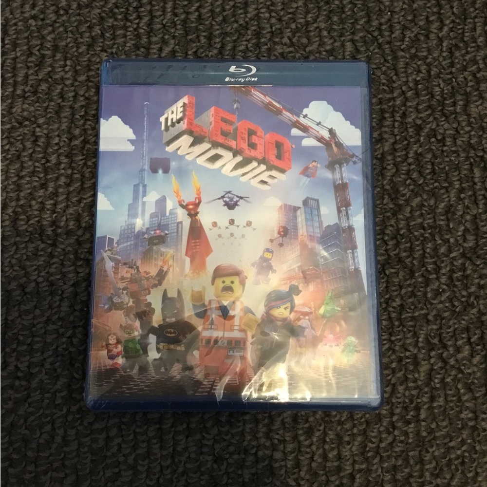 The Lego movie on blu-ray